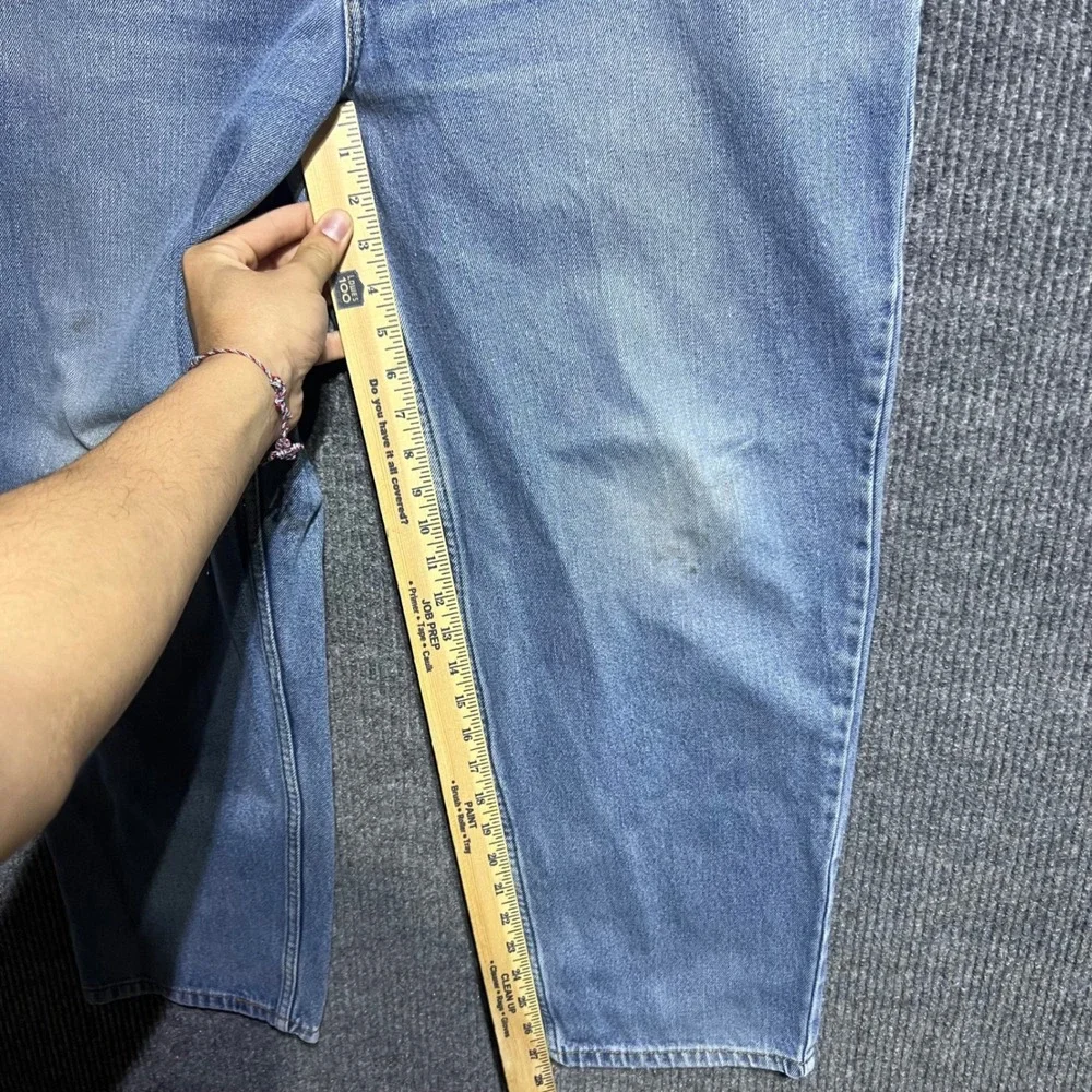 Levis 560 Comfort Fit Jeans Mens 38x30 Blue Baggy Relaxed Tapered Light Wash